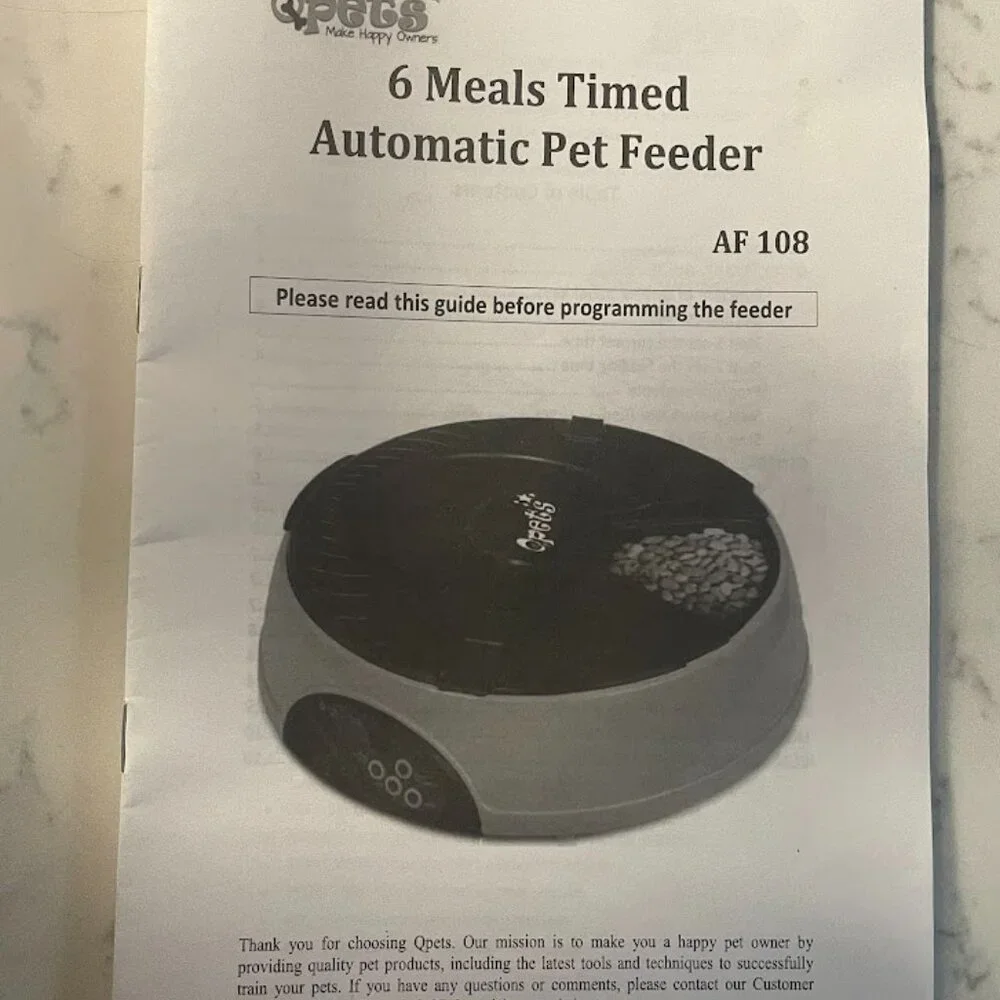 Qpets Programmable Pet Feeder